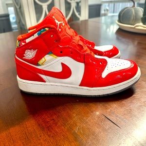 2021 Air Jordan 1 Mid SE Barcelona Sweater